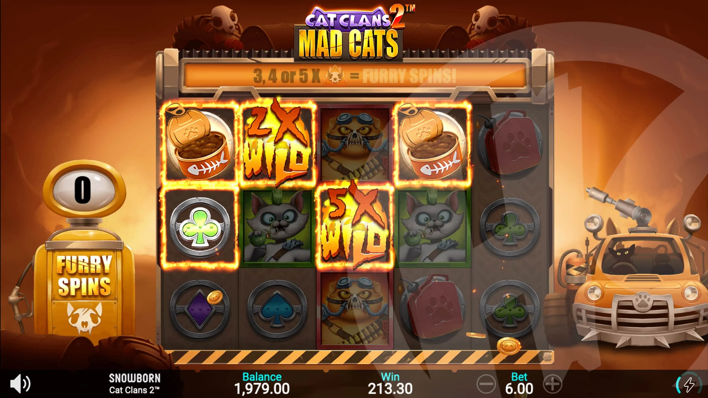 Cat Clans 2 Mad Cats Slot Review pic 5